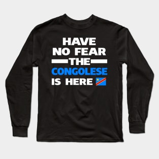 Congolese Here Democratic Republic Congo Long Sleeve T-Shirt